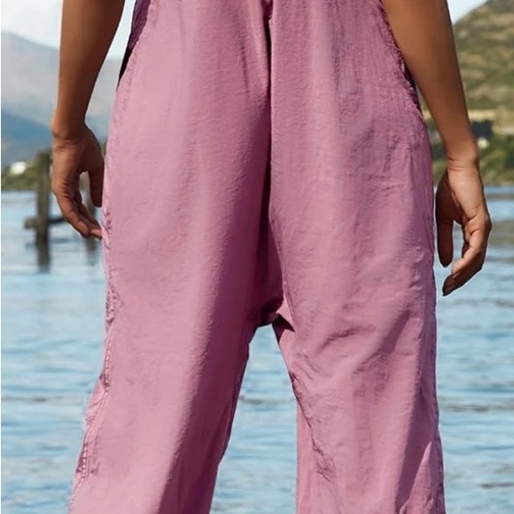 Pink Women's Jumpsuit - Picture 2 of 4